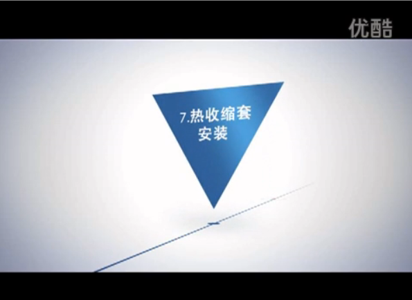 The installation of shrink sleeve